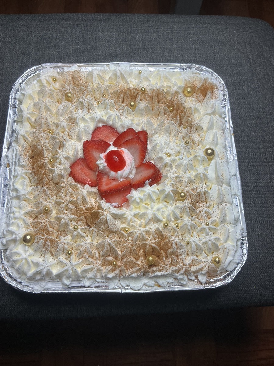 Tres Leches Tray with Fruit