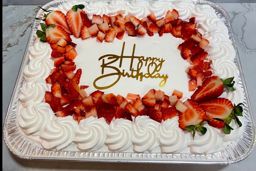 Tres Leches Tray with Fruit